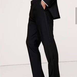 NWT Banana Republic Black Tuxedo Pants